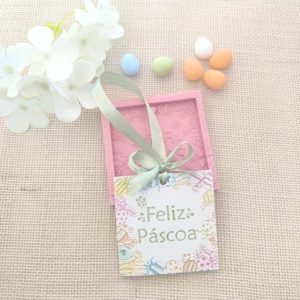 Molde em silicone - Feliz Páscoa-moldura ovos