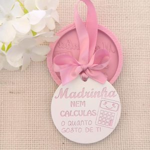 Molde em silicone -Madrinha nem calculas...
