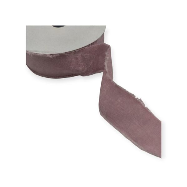 Fita chiffon 2.5 cm x 5 mts- Rosa velho-COR #10