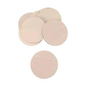 Base em madeira 7cm x 2mm