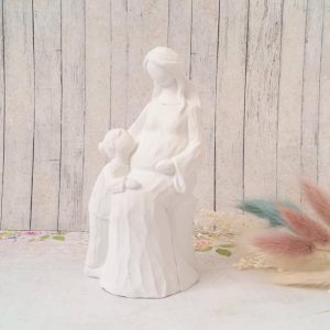Estatueta Mãe em pó cerâmico