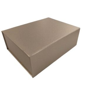 Caixa cartão c/íman 29*21,5*9,5 cm - Champagne