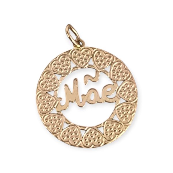 Medalha em aço inoxidável - Mãe