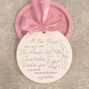 Molde em silicone -O Pai nosso- Menina