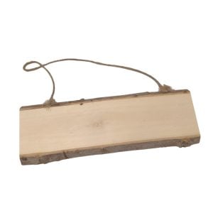 Base em madeira com penduro 25*10*1 CM