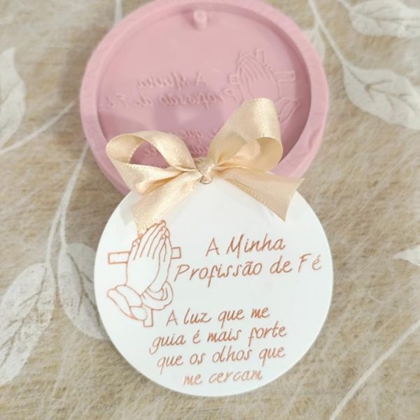 Molde em silicone -A minha Profissão de Fé