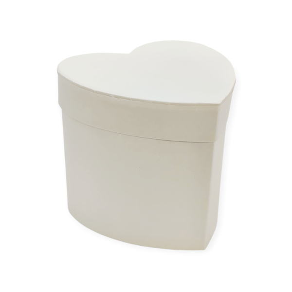 Caixa cartão coração- Branco 12x11