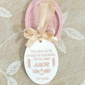 Molde em silicone -Feito com amor