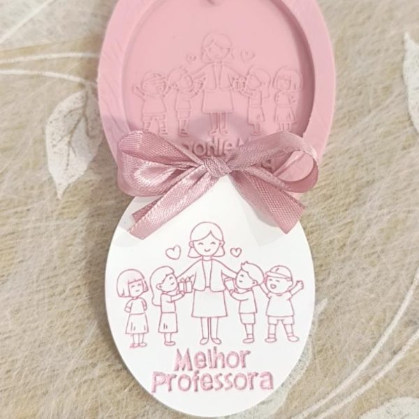Molde em silicone -Melhor Professora
