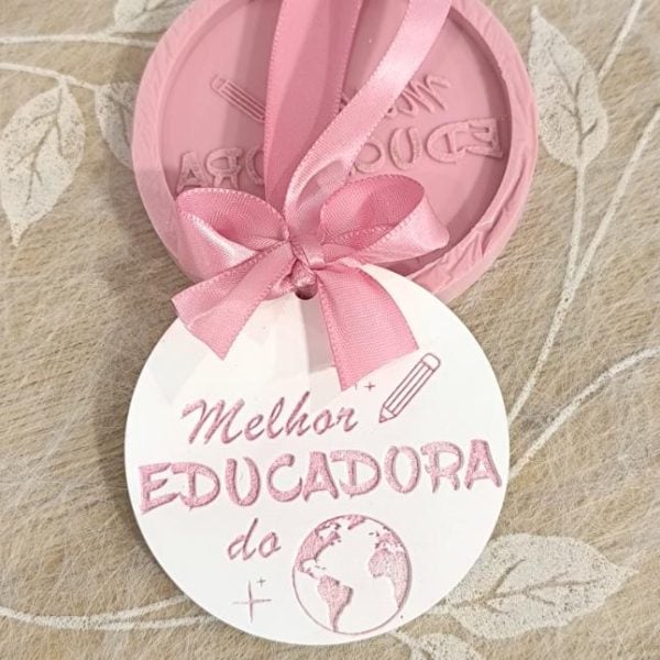 Molde em silicone -Melhor Educadora...