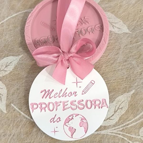 Molde em silicone -Melhor Professora...