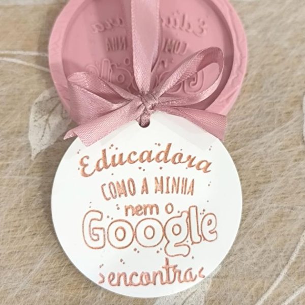Molde em silicone -Educadora como a minha...