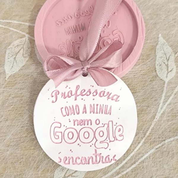Molde em silicone -Professora como a minha...