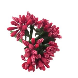 Ramo artificial vermelho