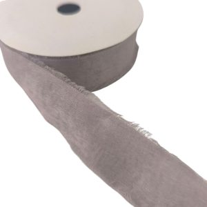 Fita chiffon 2.5 cm x 5 mts - Cinza - COR #23