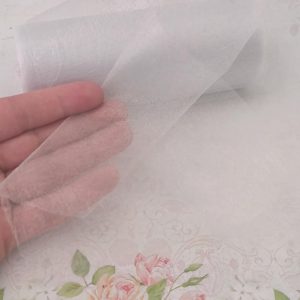 Rolo de organza 14cmx9m - Branco