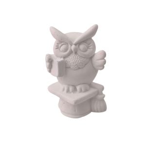 Coruja em marfinite - 4cm