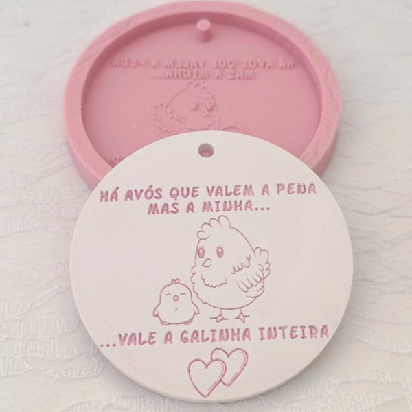 Molde em silicone -Há Avós que valem a pena...