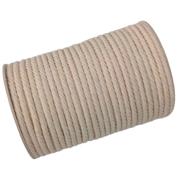 Cordão de macramé 4 mm - Bege