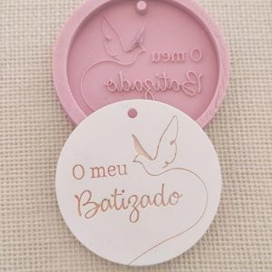 Molde em silicone -O meu Batizado
