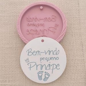 Molde em silicone -Bem-vindo Príncipe