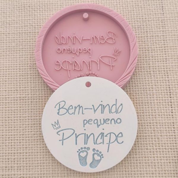 Molde em silicone -Bem-vindo Príncipe
