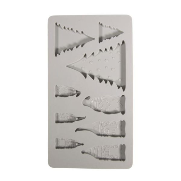 Molde em silicone RAYHER, Árvores e Gnomos - Image 2