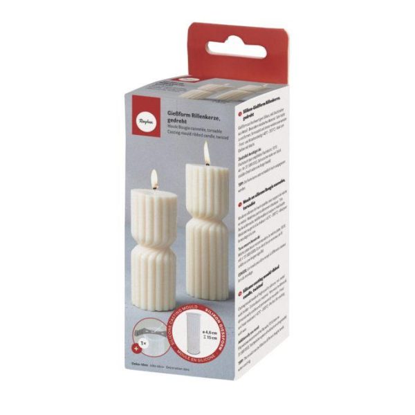 Molde em silicone RAYHER, Vela torcida