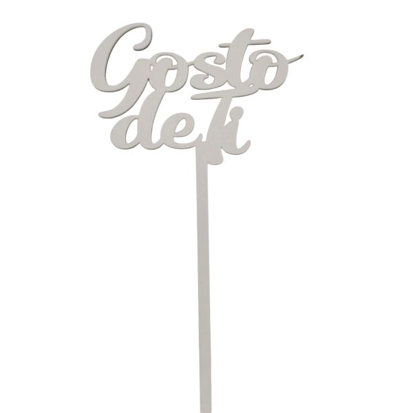 Espeto em madeira - Gosto de ti