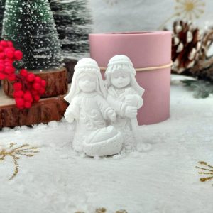 Molde em silicone - Presépio, Ref. 1332 - 3D