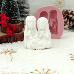 Molde em silicone - Presépio plano, Ref. 1345