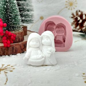 Molde em silicone - Presépio plano, Ref. 1348