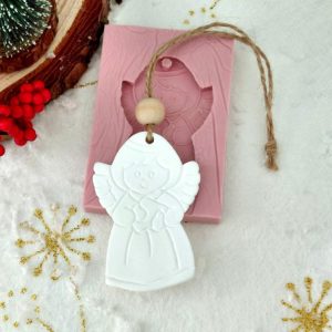 Molde em silicone - Etiqueta Anjo, Ref. 1368