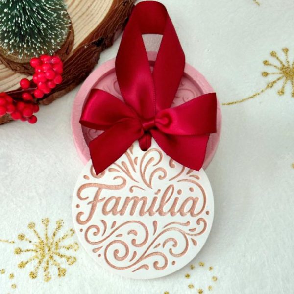 Molde em silicone - Família
