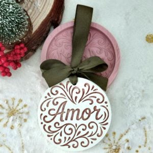 Molde em silicone - Amor