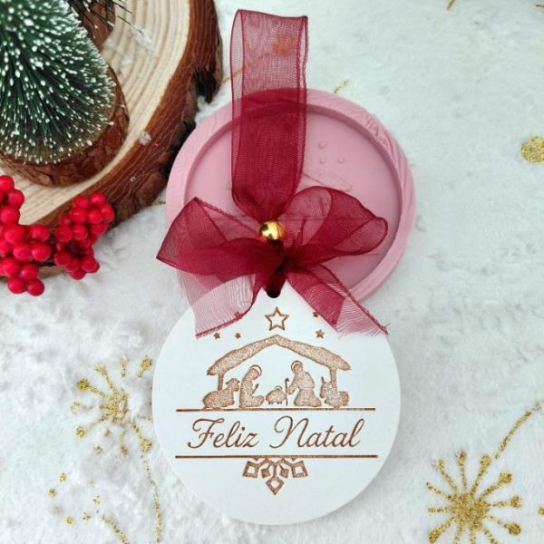 Molde em silicone - Feliz Natal, Ref. 1376