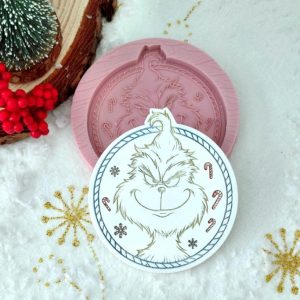 Molde em silicone - Grinch