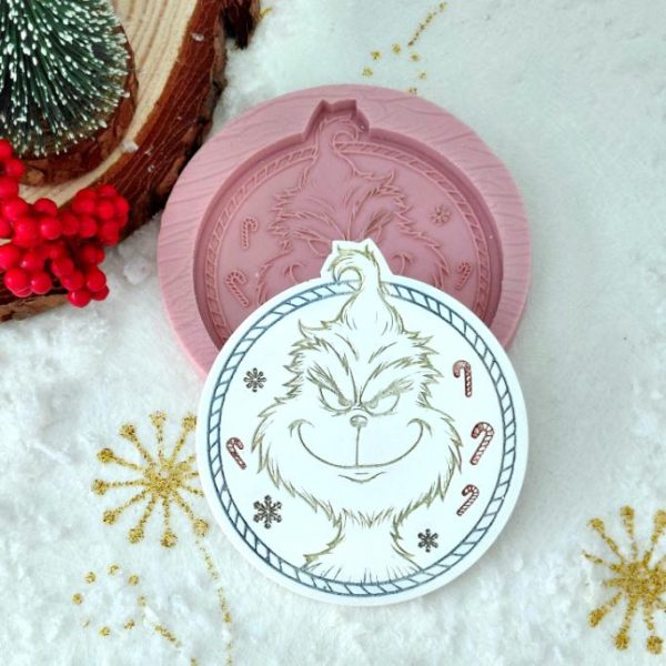 Molde em silicone - Grinch