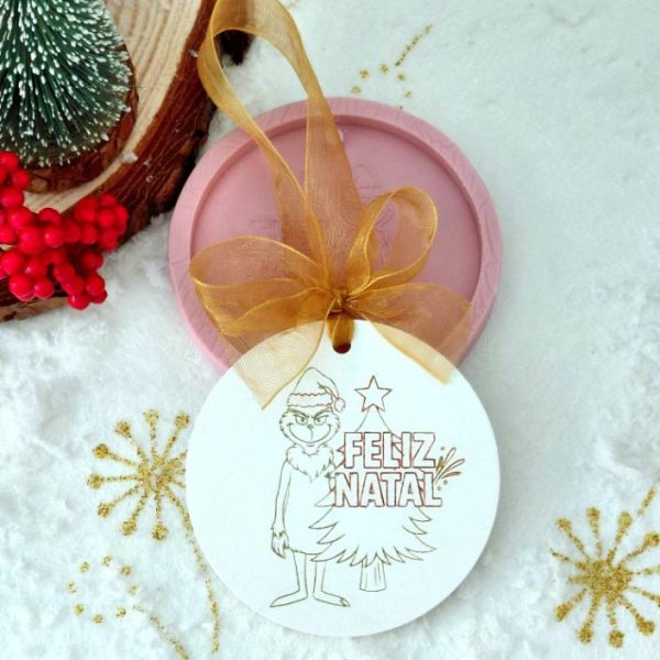 Molde em silicone - Grinch - Feliz Natal