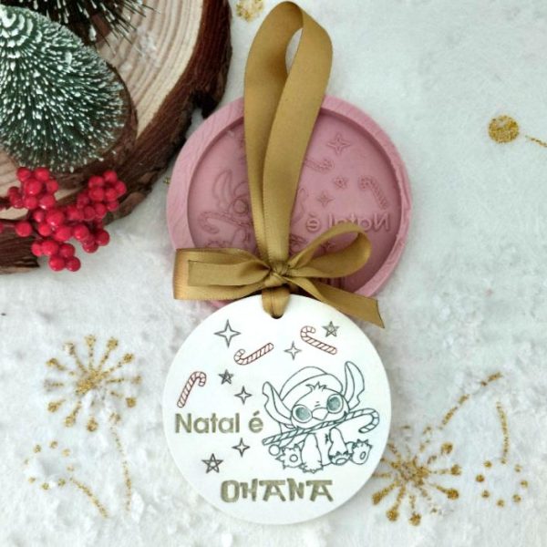 Molde em silicone - Natal é OHANA
