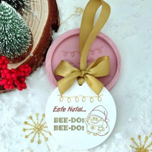 Molde em silicone - Este Natal Bee-Do!