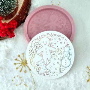 Molde em silicone - Base natalícia