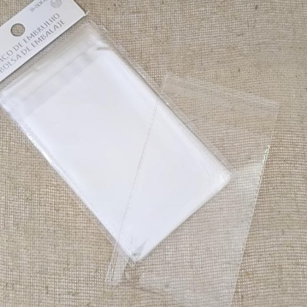 Saco de embrulho em plástico - 10x15cm (24 unid)