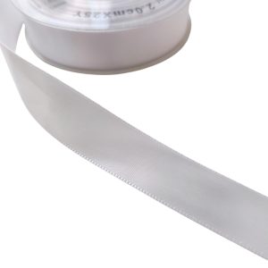 Fita cetim branco brilhante-20mm