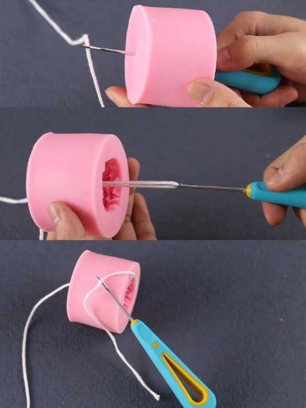 Passador de Pavio/Agulha de perfuração para moldes de silicone - Velas - Image 2