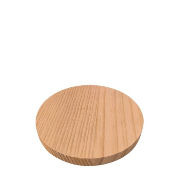 Base em madeira natural - 10cm x 1cm