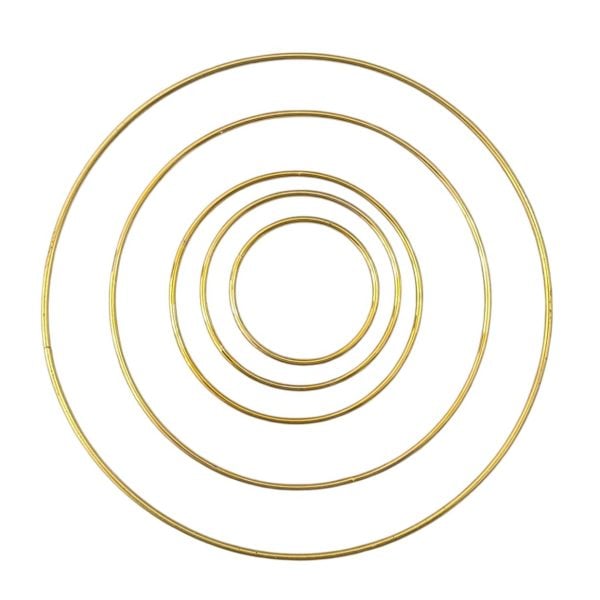 Aro em metal - Dourado
