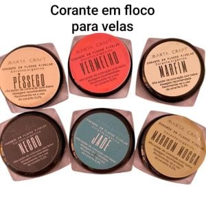 Corante em flocos para velas - Marta Craft