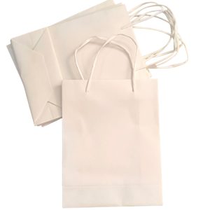 Saco papel - Branco - 15,5x12x5