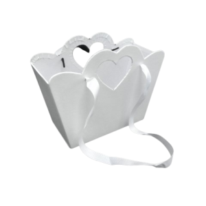 Caixa cartão "Cesta""-Branca